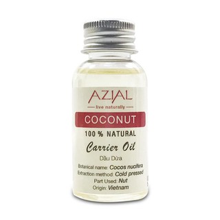 Dầu dừa nguyên chất Azial Coconut, ép lạnh, trị rạn da, thâm môi, dưỡng ẩm, dưỡng tóc 30ml