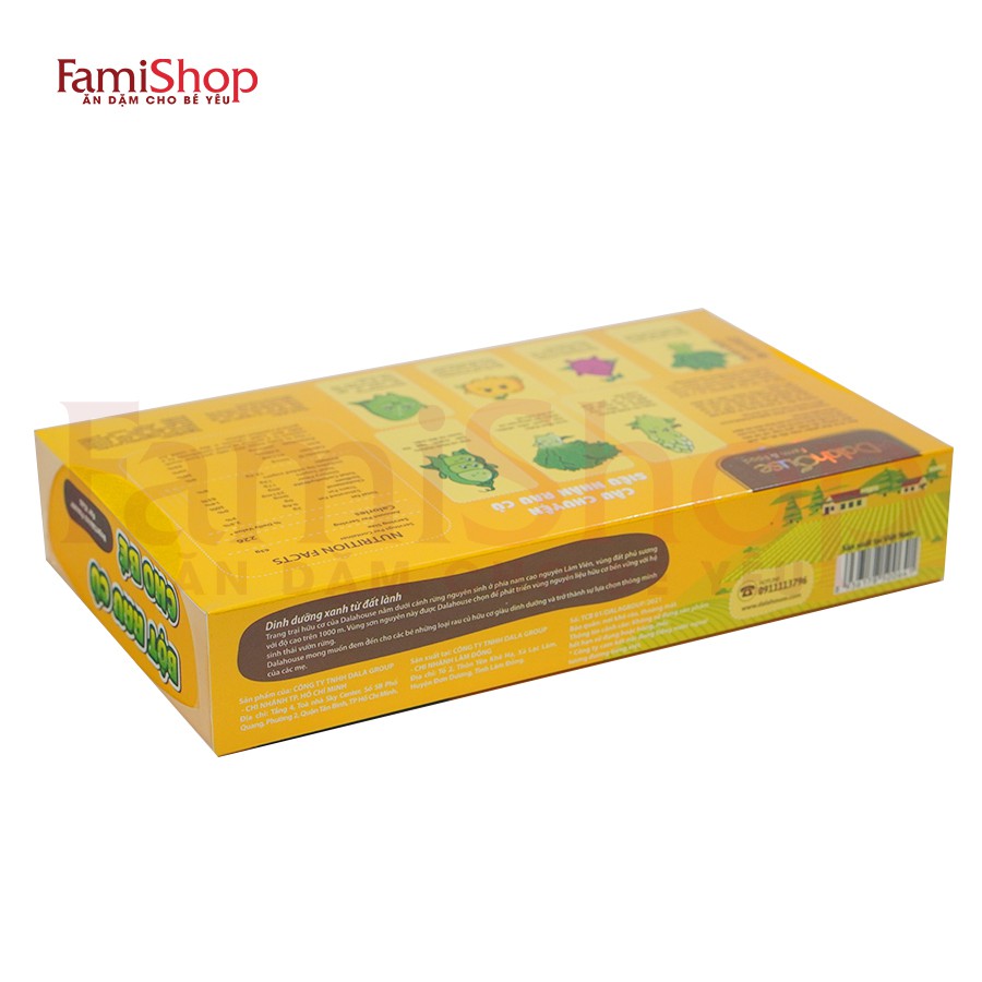 FamiShop Bột rau củ dinh dưỡng cho bé Dalahouse 63g