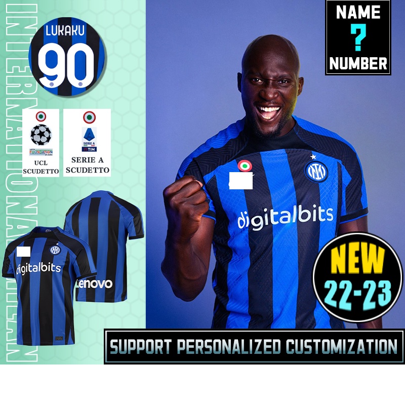 Áo Thun Số 22-23 Câu Lạc Bộ Inter Milan Size s-4xl