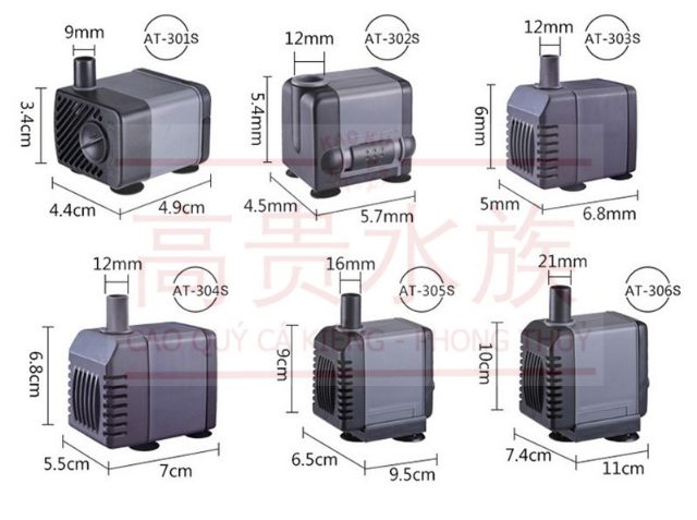 Máy bơm Atman 301s, 302s, 303s, 304s, 305s, 306s