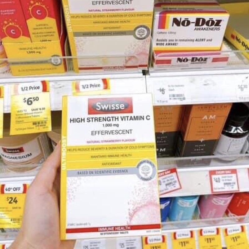 Viên sủi bổ sung C Swisse Úc