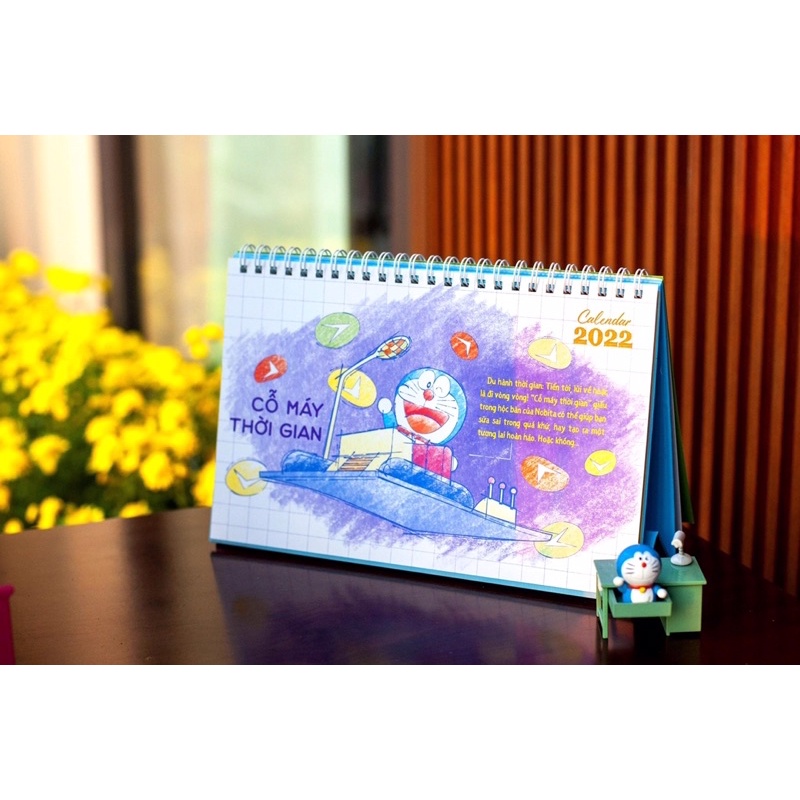Lịch Để Bàn Doraemon Doremon 2022