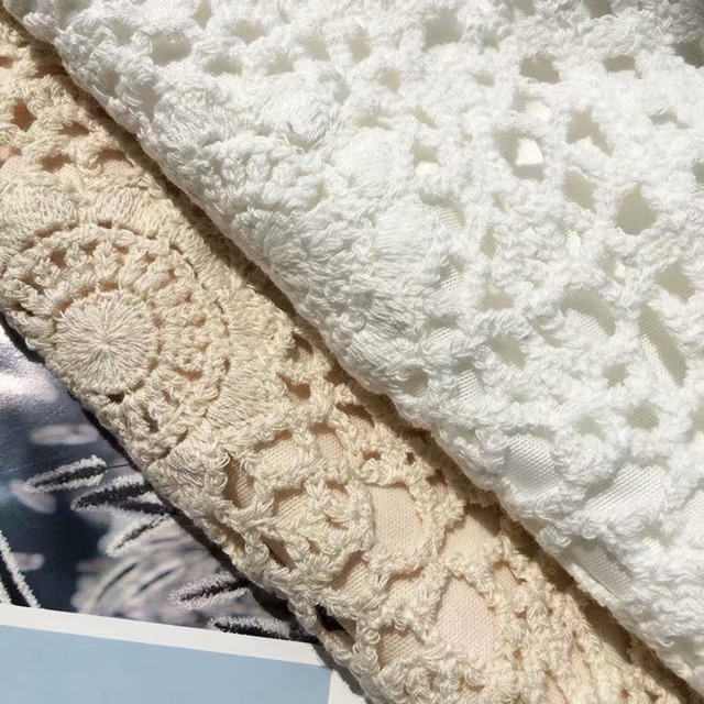 Set biển cute - áo bra đan móc + quần sooc ren gấu hoa (có tách rời) | BigBuy360 - bigbuy360.vn