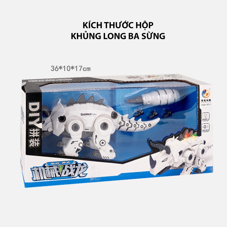 Đồ chơi Khủng Long Robot biết bước đi, có thể tháo dời và lắp ghép
