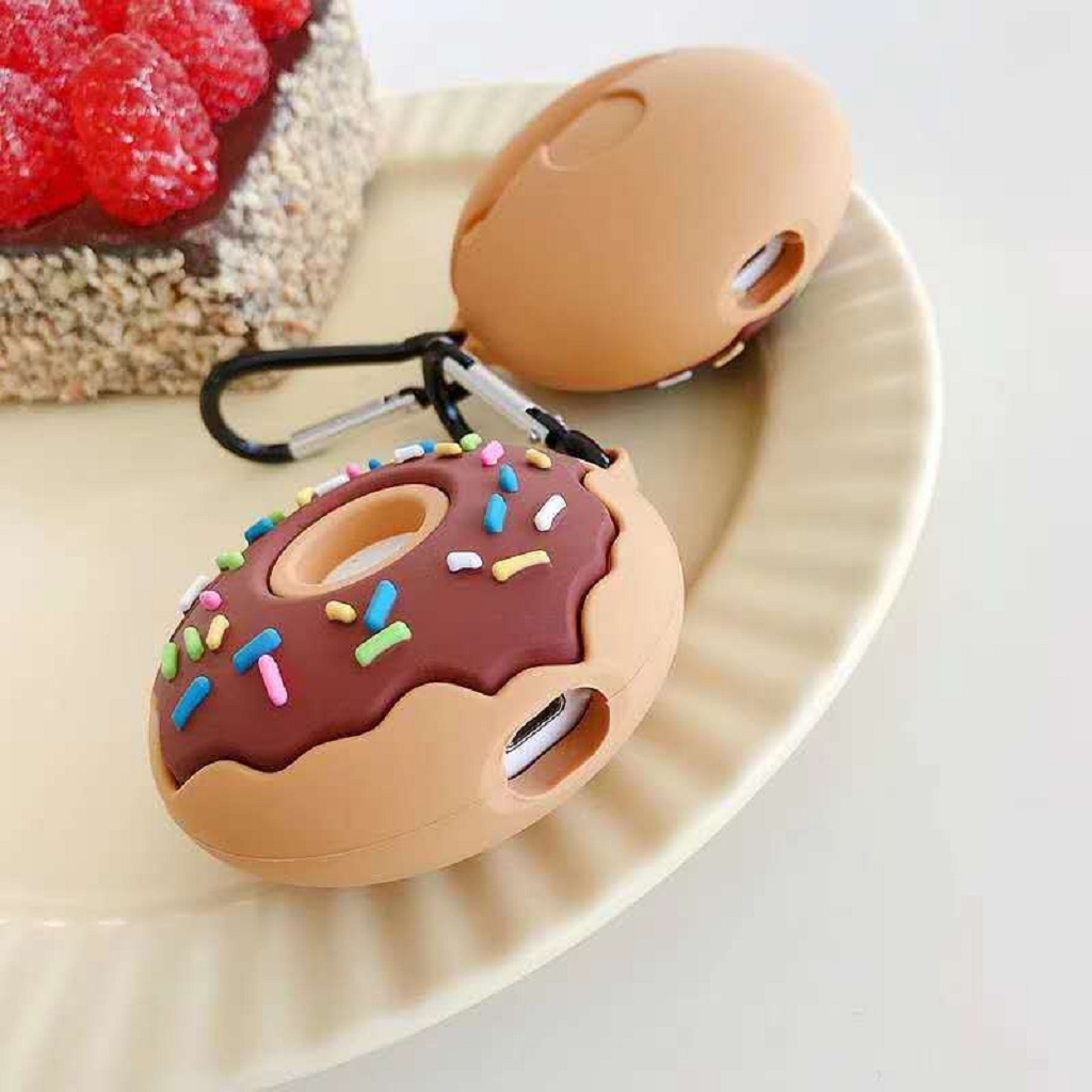 Airpods Case ⚡Freeship ⚡ VỎ BỌC AIRPODS BÁNH DONUT Case Tai Nghe Không Dây Airpods 1/ 2/ i12/ Pro