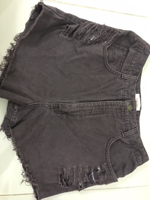 Thanh lý quần short jeans lưng cao bigsize