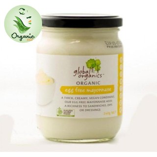 Sốt Mayonnaise Hữu Cơ Không Trứng Global Organics 240g