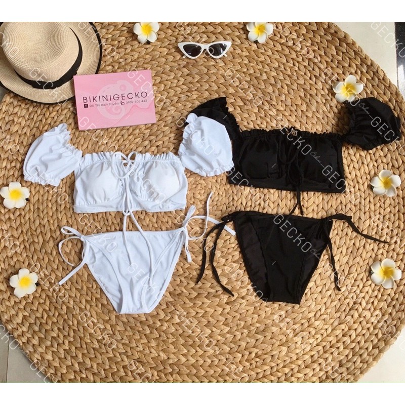 Bikini Đồ Bơi 2 Mảnh Tay Phồng Hiền Hồ GK0206 (Ảnh Thật) | BigBuy360 - bigbuy360.vn