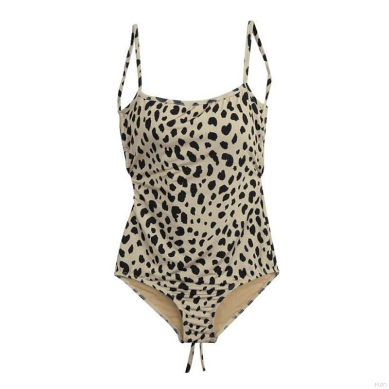 Bộ đồ bơi 1 mảnh họa tiết da báo đốm cột quyến rũ cho nữ | BigBuy360 - bigbuy360.vn