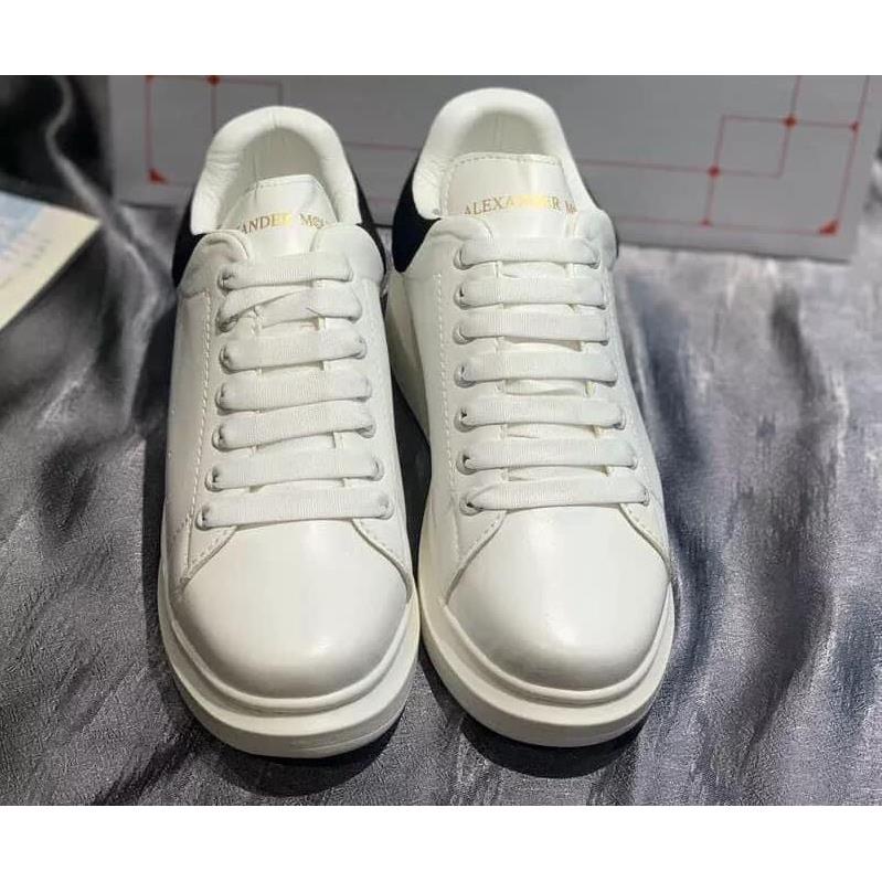 Giày 𝐀𝐥𝐞𝐱𝐚𝐧𝐝𝐞𝐫 𝐌𝐜𝐪𝐮𝐞𝐞𝐧  Giày thể thao trắng  MCQ gót đen nam nữ hàng cao cấp fuill boxbill | BigBuy360 - bigbuy360.vn
