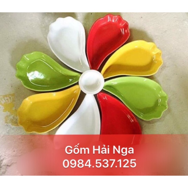 Bộ đĩa hình bông hoa 8 cánh - [ Sỉ Lẻ ]