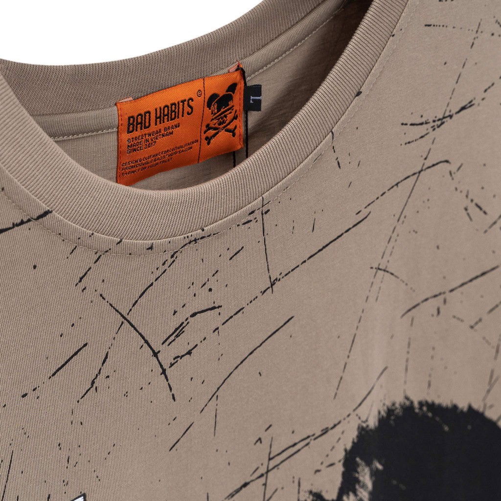 Áo Thun Unisex Bad Habits CRACK 100% Cotton - Local Brand Chính Hãng | BigBuy360 - bigbuy360.vn