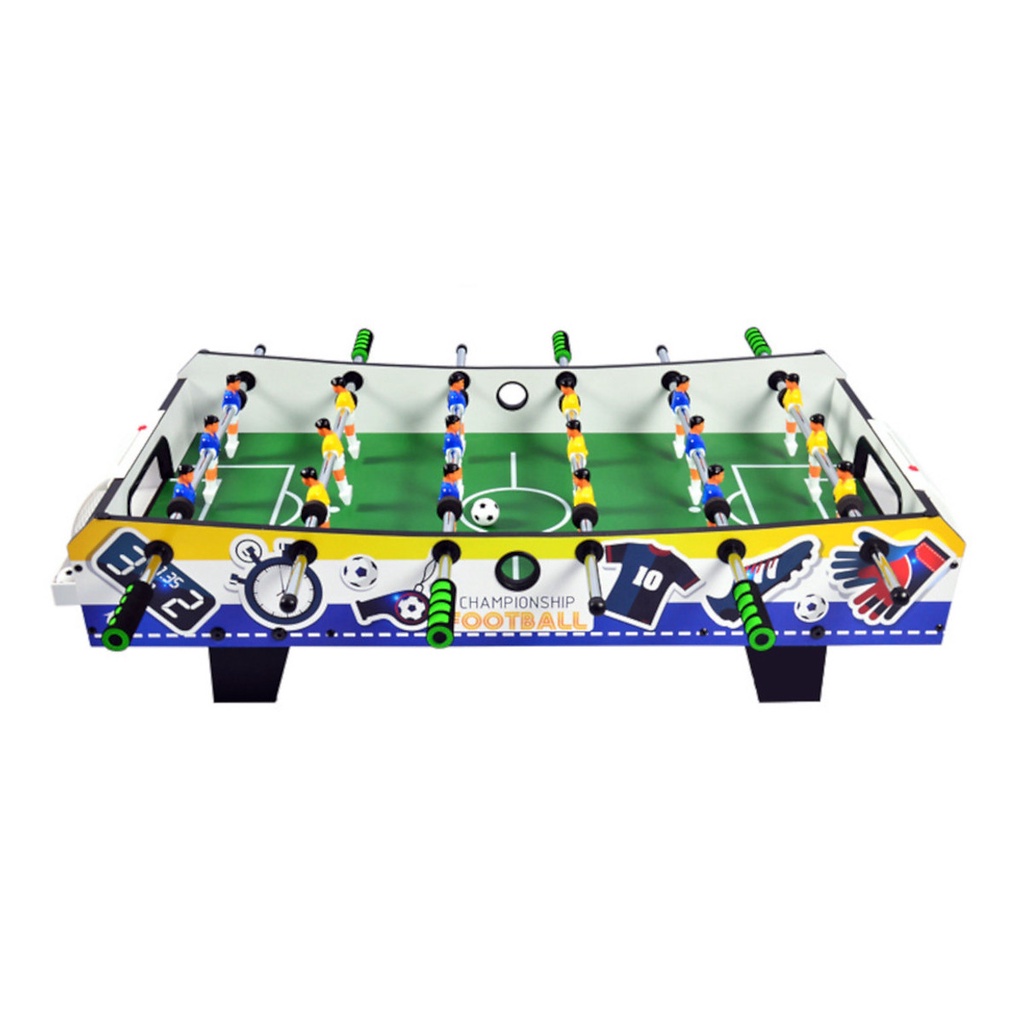 Bàn Bi Lắc Bóng Đá Mini Big Championship Cỡ Lớn, Banh Bàn Foosball 105x51x23cm Gia Đình Hanana