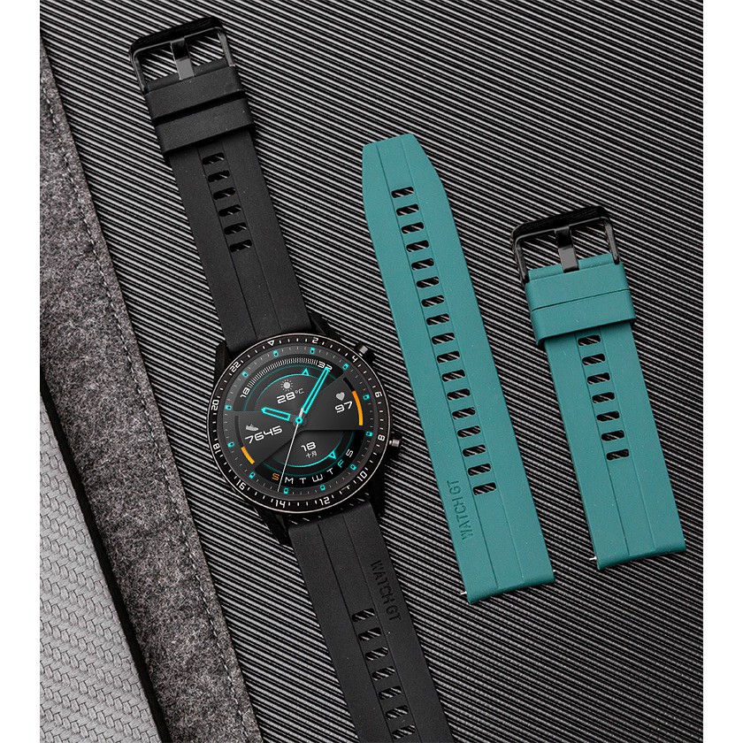 Dây đeo đồng hồ thể thao chất liệu silicon cho đồng hồ HUAWEI GT 1/2 46mm #6