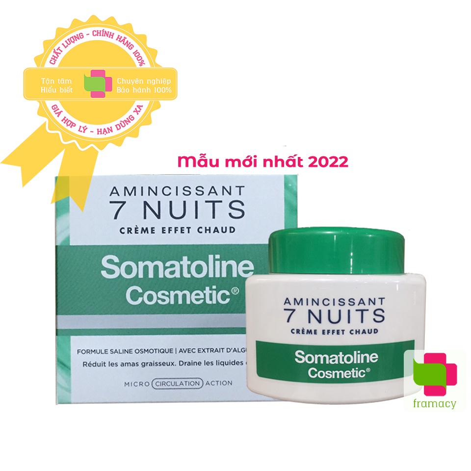 Kem làm tan mỡ Somatoline Amincissant Intensif 7 Nuits, Pháp (400ml) giảm mỡ bụng trong 7 đêm cho người lớn