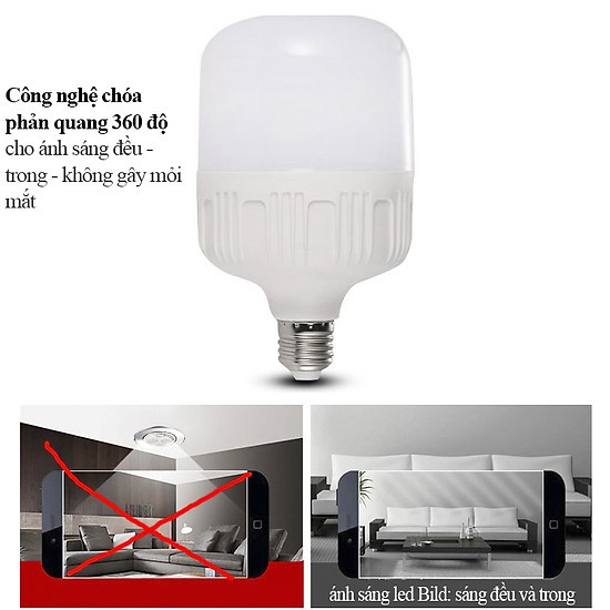 Đèn LED Bulb 30W, Tiết kiệm điện 90% thọ 50 ngàn giờ | BigBuy360 - bigbuy360.vn