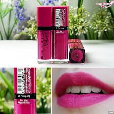 Son môi Bonjour số 06 Pink Pong màu hồng cánh sen