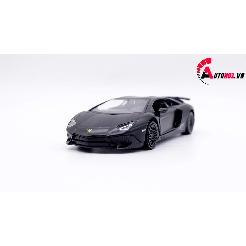 MÔ HÌNH XE LAMBORGHINI AVENTADOR LP750-4 SV COUPE BLACK 1:36 SCALE MODEL 7591