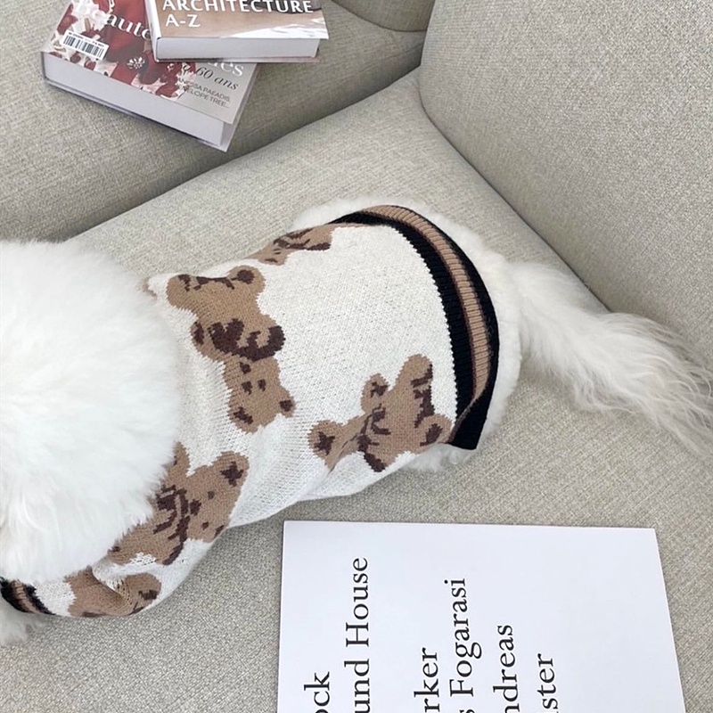 Áo Len Đan Cho Thú Cưng Chó Poodle