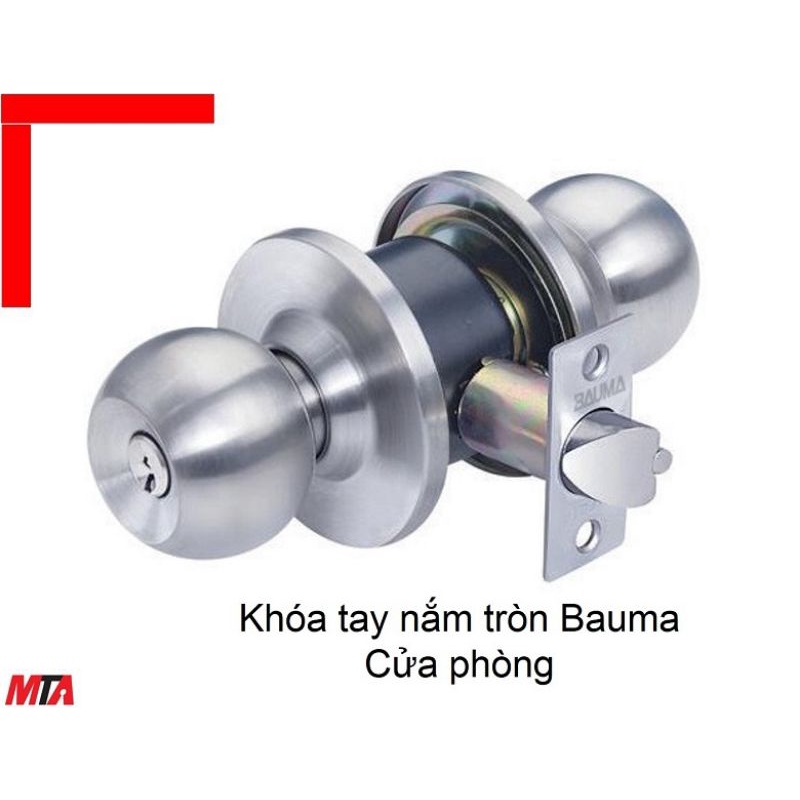 KHÓA TAY NẮM TRÒN BAUMA HAFELE 911.83.922 CHO CỬA PHÒNG&lt;br&gt;