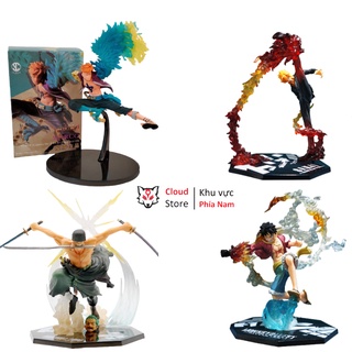 Mô hình One Piece Luffy gear 2, Sanji, Marco, Zoro CLOUDSTORE, figure one piece, mô hình anime sanji, luffy, zoro, marco