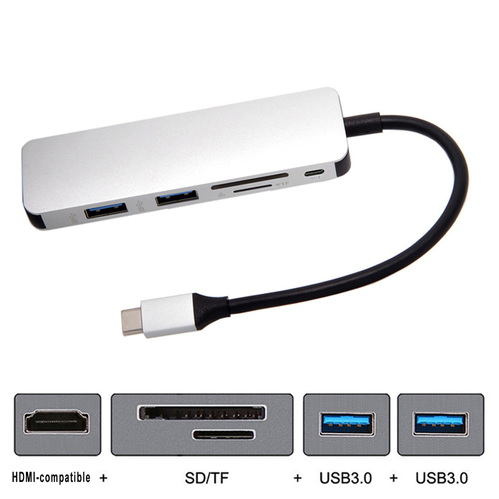 Đầu Đọc Thẻ Nhớ Usb 3.0 6 Trong 1 Tiện Dụng