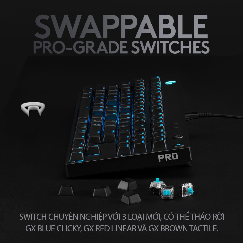 Combo bàn phím Logitech G Pro X + Chuột game không dây G Pro - Bảo Hành Chính Hãng - BenComputer