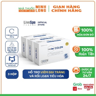 Combo 3 Hộp Livespo COLON - Bào Tử Lợi Khuẩn hỗ  trợ Viêm Đại Tràng (Hộp 20 ống)