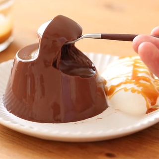 Bột Pudding Socola MOLE ( 1kg ) - Dùng làm bánh Flan Socola - Topping trà sữa ngon