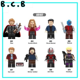 Infinity War Bruce Banner Star-Lord Winter Soldier Ant Man Thor Hawkeye Đồ Chơi Non LEGO Super Hero Siêu Anh Hùng X0192