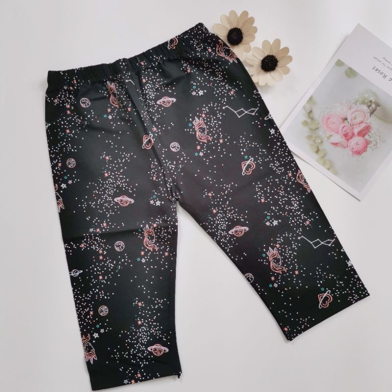 Quần legging lửng bé gái gapkid2 size đại 20-35kg chất vải dư đẹp co giãn