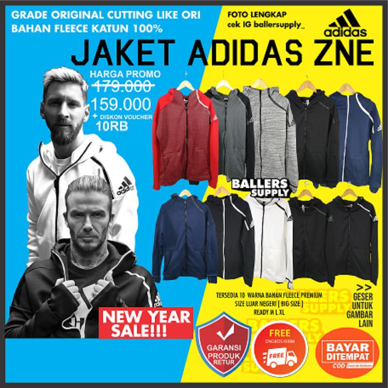 Áo Khoác Hoodie Adidas Zne Grade Chính Hãng