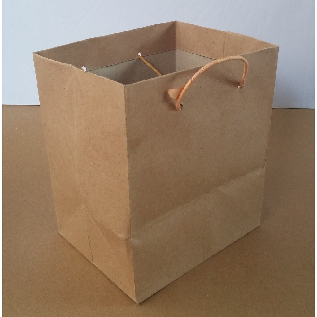 Túi giấy Kraft đựng socola Size PLT 12x10x15 chất lượng cao