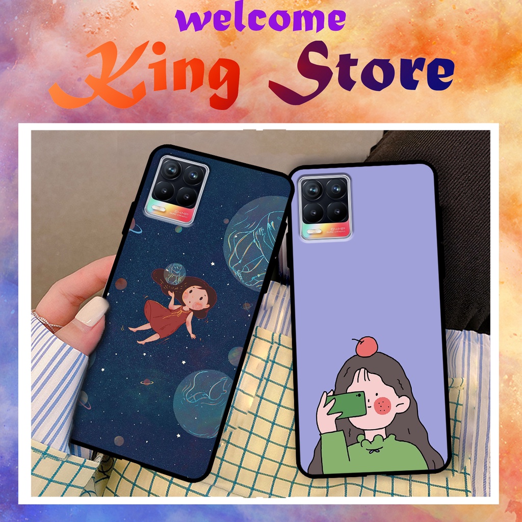 [HOT] Ốp lưng Realme 7/Realme 7i/Realme 7 Pro/Realme 8/Realme 8 Pro/Realme 9i in hình bé gái siêu xinh,  dễ thương