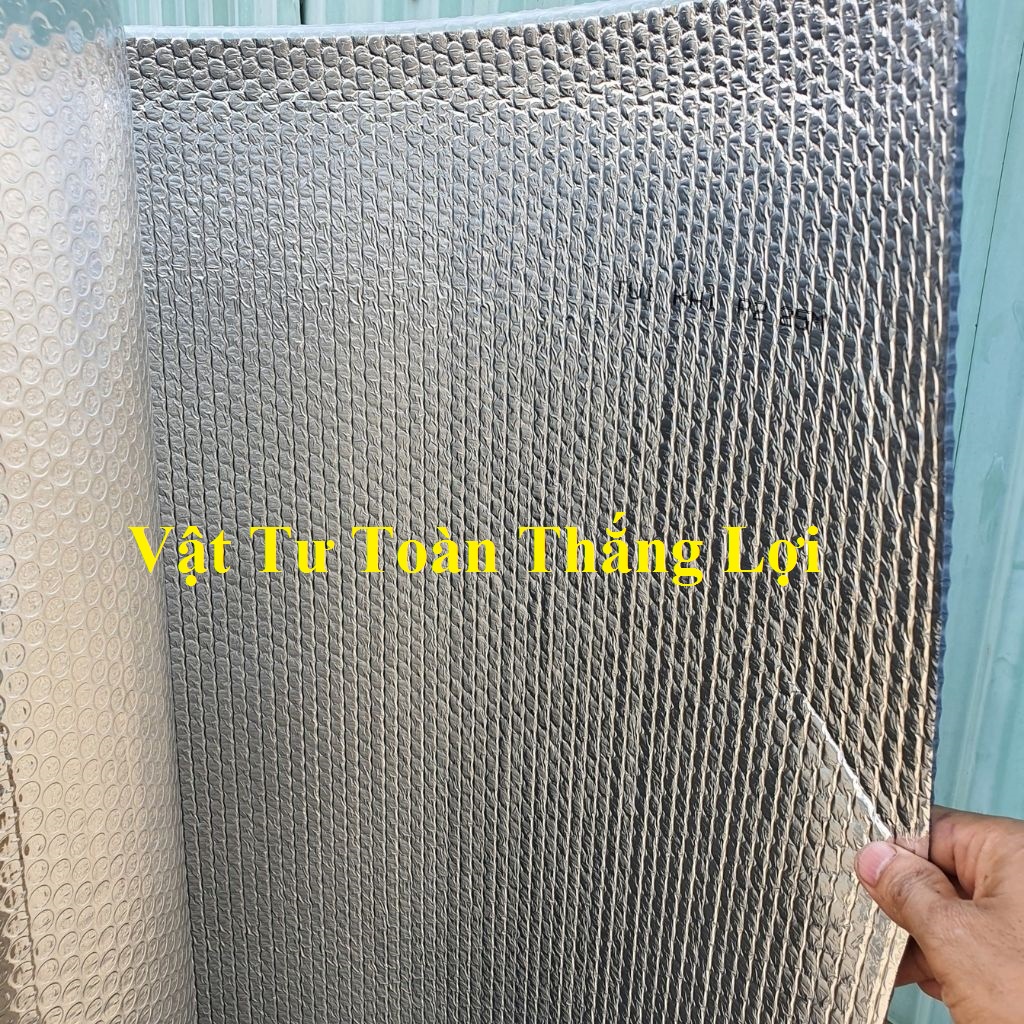 ( Khổ cao 1,5m x 2 mặt bạc x dày 4mm ) Tấm cách nhiệt chống nóng mái tôn chất lượng