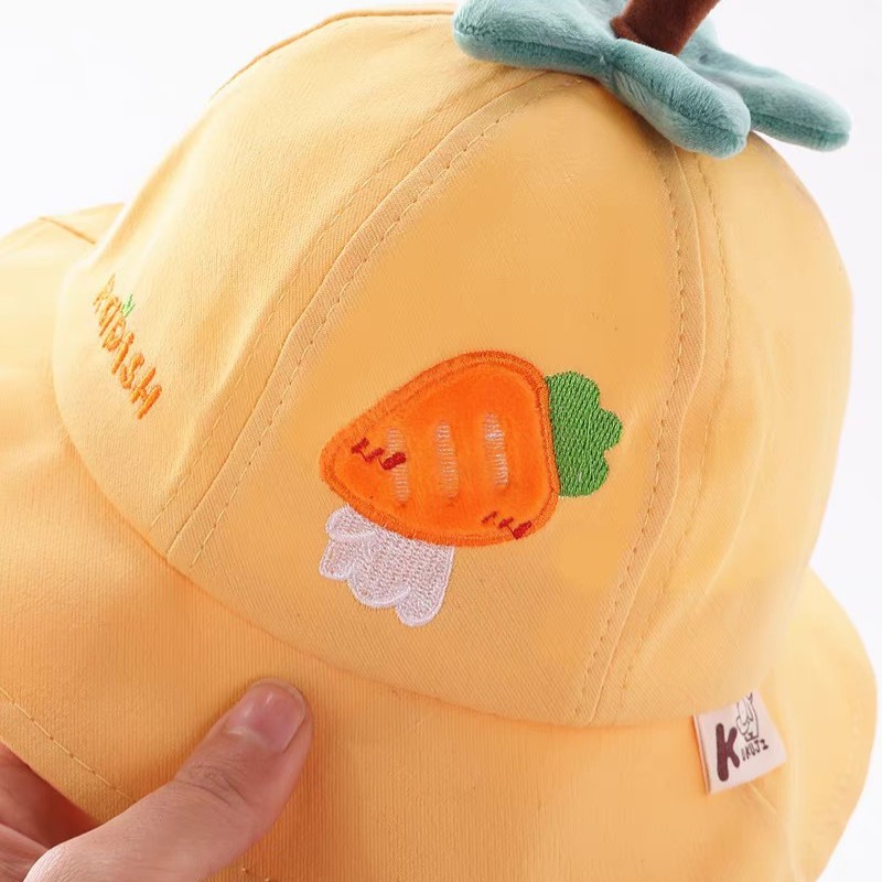 Mũ nón bucket vành tròn cho bé hình hoa quả xinh xắn phụ kiện mũ nón MU005