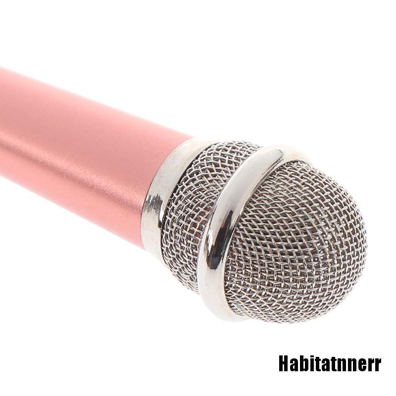 Micro Hát Karaoke Mini Giắc Cắm 3.5mm Chuyên Dụng Cho Điện Thoại Pc