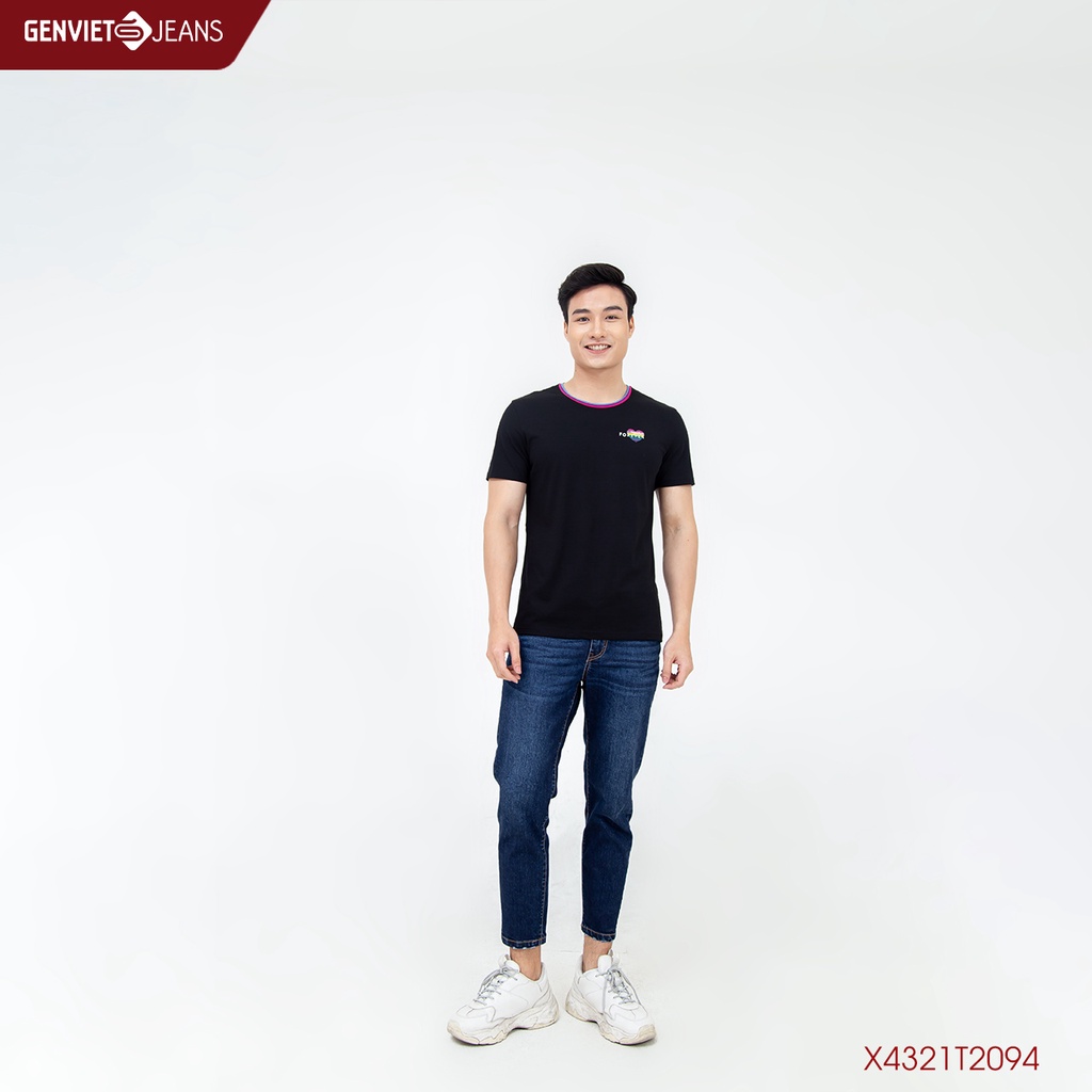 Áo Thun Nam Cộc Tay Genviet X4321T2094