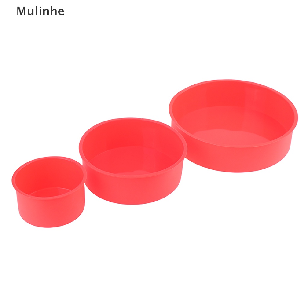 Khuôn silicone tròn thích hợp làm bánh nướng tiện dụng