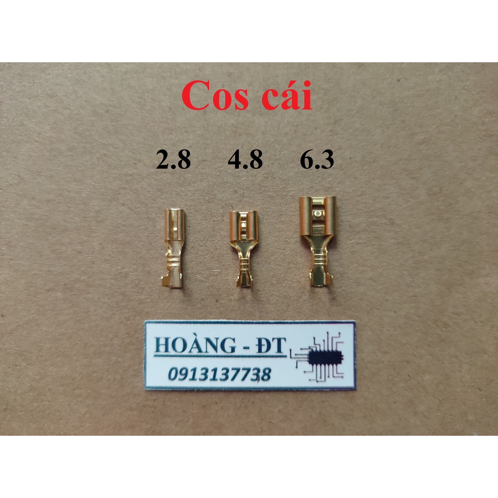Đầu cos trơn đực cái 2.8 4.8 6.3