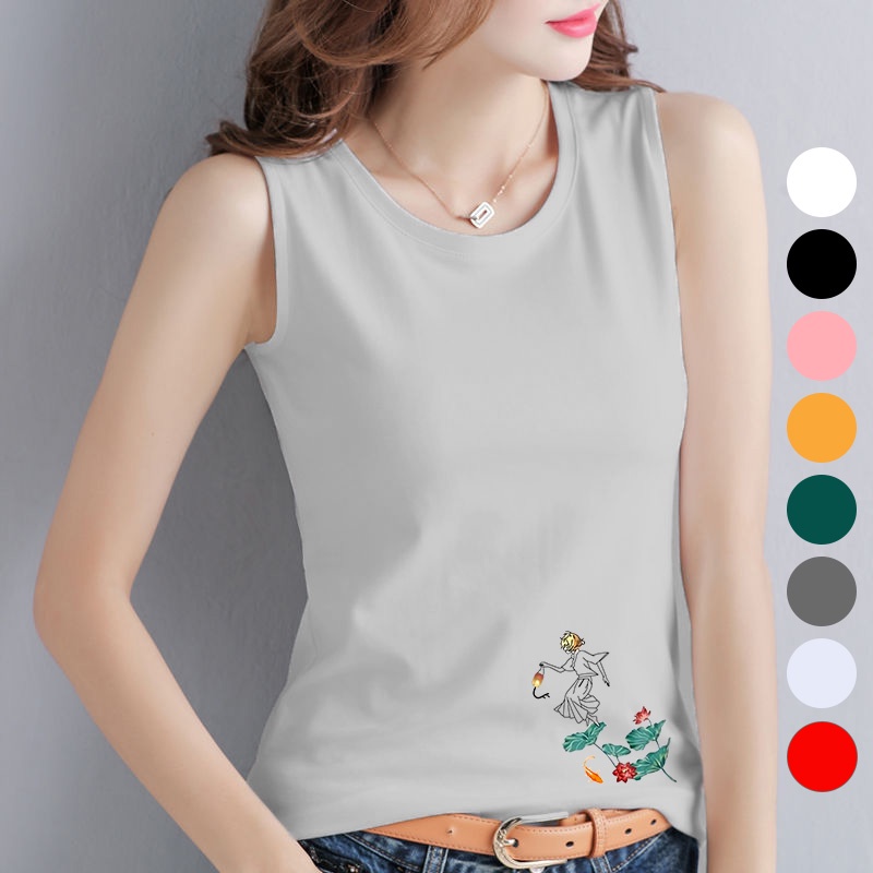 Áo thun ba lỗ nữ sát nách vải cotton 4 chiều LOTUS-SALLY-SN106