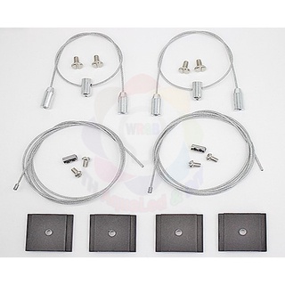 Bộ kit treo máng T34, TK206. Bộ dây cáp nâng dạng trượt tăng giảm kích thước đa năng linh hoạt cho máng đèn T34, TK206