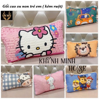 GỐI CAO SU NON DÀNH CHO BÉ ( bao gồm cả vỏ gối và ruột gối)