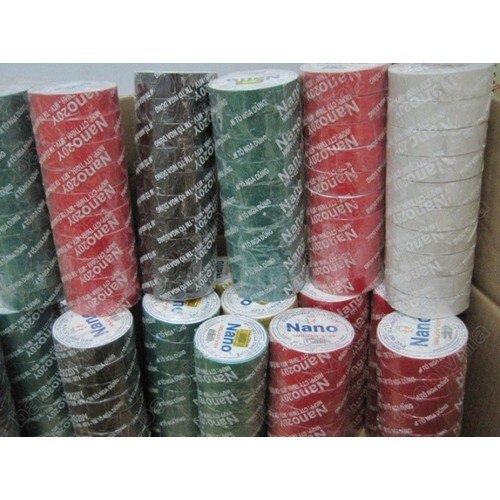 1 Cây 10 cuộn băng keo điện NANO dày 18mm*20YD