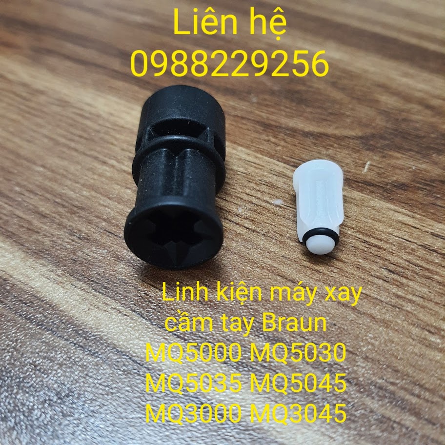 Khớp nối đen, khớp nối trắng máy xay cầm tay braun- Linh kiện máy xay Braun MQ5000 MQ5030 MQ5035 MQ5045 MQ3000 MQ3045