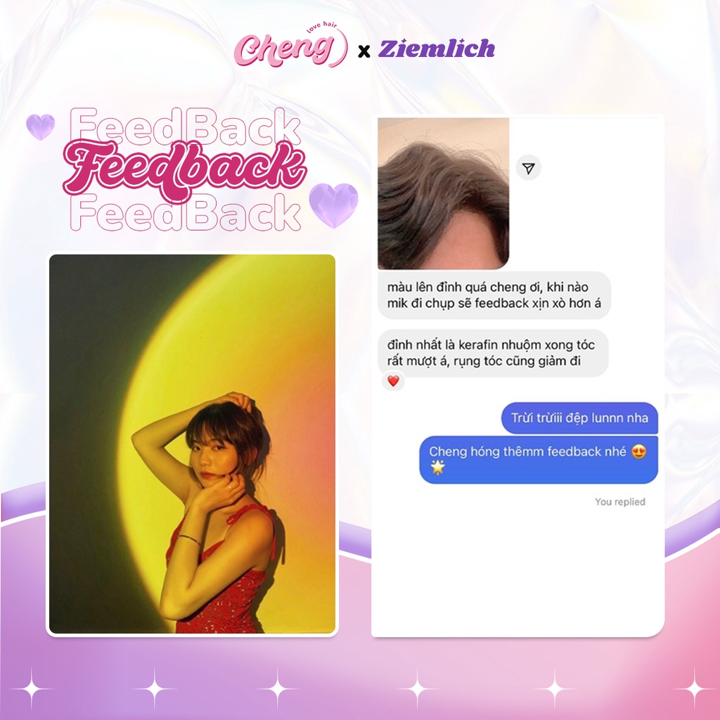 KERATIN COLLAGEN Ziemlich - Hỗ trợ phục hồi tóc nát, hư tổn, giảm xót khi nhuộm tóc