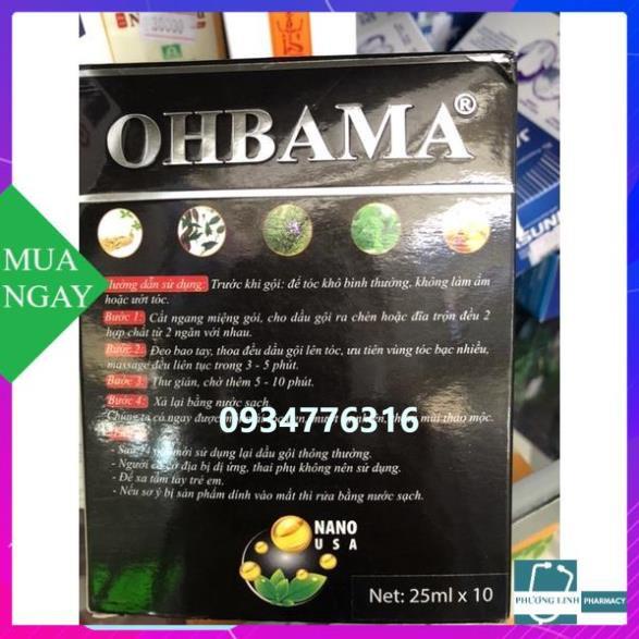 Dầu gội thảo dược OHBAMA (gội là đen)- 1 bịch
