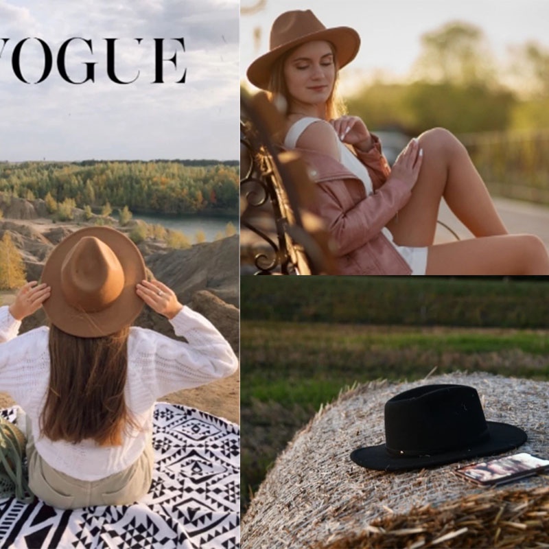 Mũ phớt Fedora thiết kế mới lạ cho nam và nữ