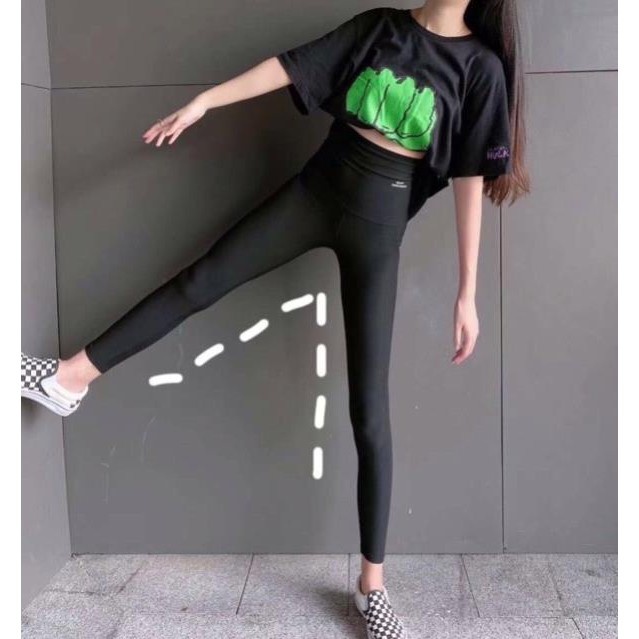 Quần Dài tập thể thao Sinh Nhiệt  Đốt Cháy Mỡ Bụng Giảm Eo Siêu Nhanh