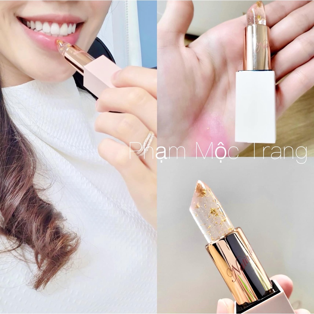 Son Ma Thuật Magic Tatoo Gold Lipstick Phiên Bản Vàng 24k Giữ Màu Bền Lâu Suốt 24h, Không Trôi, Không Lem
